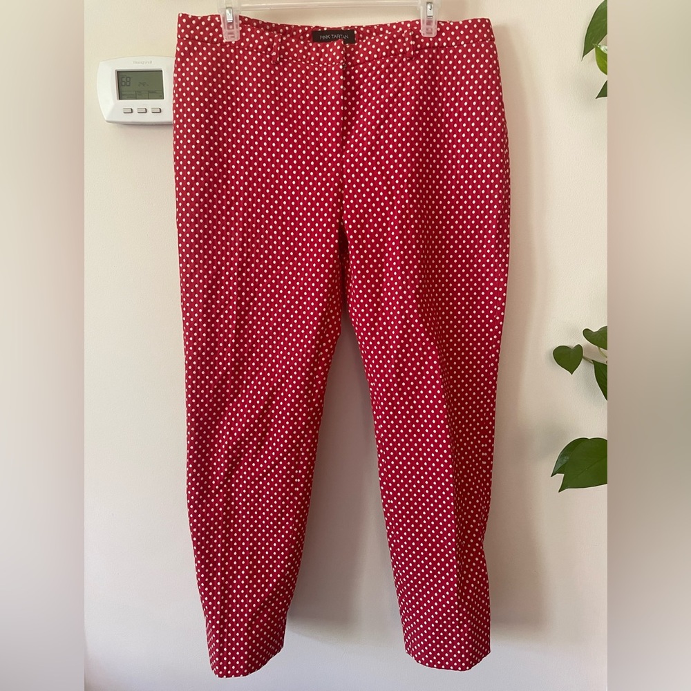 Pink Tartan Polka Dot Pants